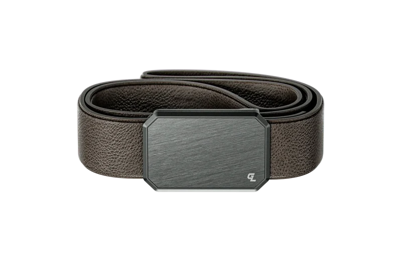 Groove Leather Belt® - Brown