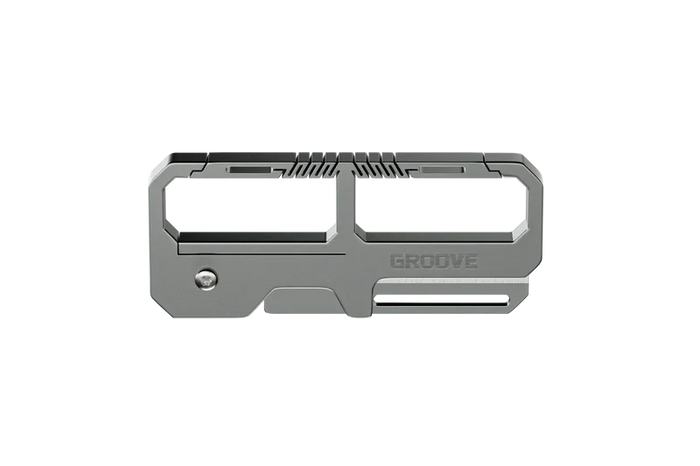Groove™ Carabiner Knife - Silver