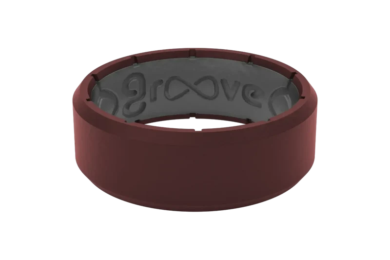 Edge Crimson &amp; Grey Ring